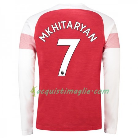 Divisa di Calcio Arsenal Mkhitaryan 7 Prima 2018/2019 Manica Lunga